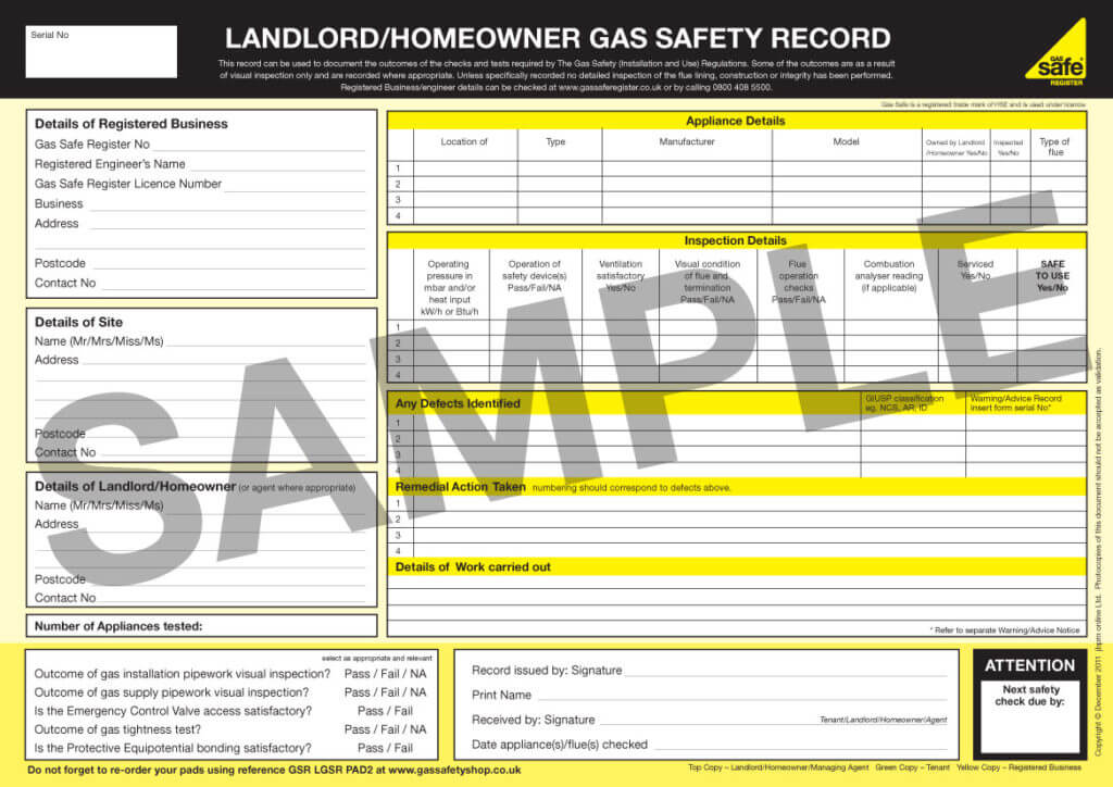 Gas-Safety-Certificate
